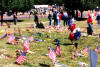 The memorials grew daily and many were from friends and relatives of the military members who were injured or perished in the attacks.