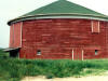 The round barn is not common anymore and they number less than octagonal barns in Ohio.  This barn was built in the early 1900s.  Another round barn, transformed into an equipment store, is on US 50 in southeastern Indiana.