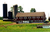 Along I-70/76, the Pennsylvania Turnpike, this dairy barn advertises its product - Drink Milk.