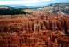 Then it was on to Bryce Canyon National Park.  I had originally intended to do some sunrise shots of the canyon but a weather front had moved in overnight and thick clouds greeted my sunrise visit.  A look at Inspiration Point however can make up for the disappointment.  It was still overcast but the beauty of the view still showed through the poor lighting.